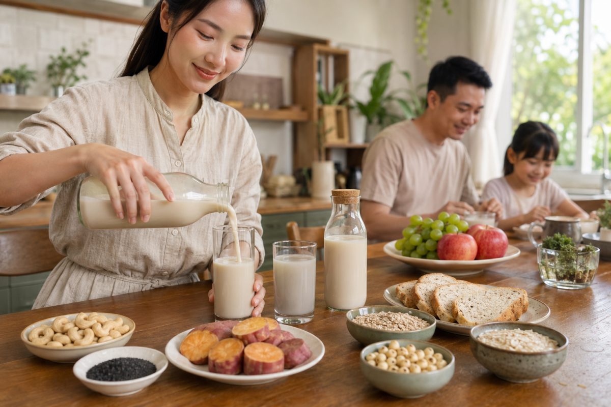 Sữa hạt khác gì so với đồ uống từ hạt thông thường trên bàn ăn Việt
