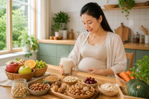 Sữa hạt cho mẹ bầu nuôi dưỡng thai kỳ trong bữa phụ lành mạnh
