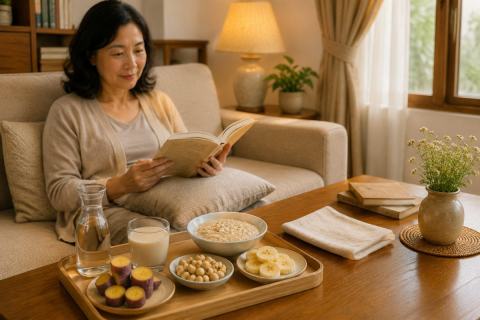 Bữa phụ dinh dưỡng cho người mới ốm dậy với sữa hạt và món mềm nhẹ