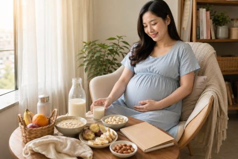 Sữa hạt cho mẹ bầu như bữa phụ lành mạnh nhẹ nhàng