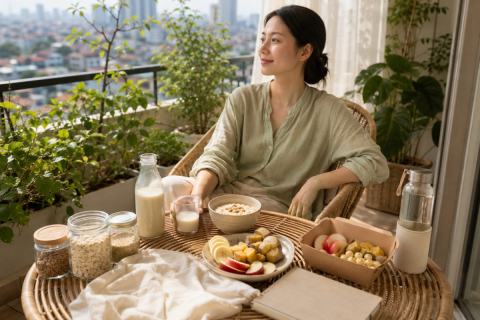 Cách dùng sữa hạt khi muốn ăn uống gọn nhẹ với bữa phụ nhẹ bụng